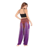 Harembroek Medium Veer paars